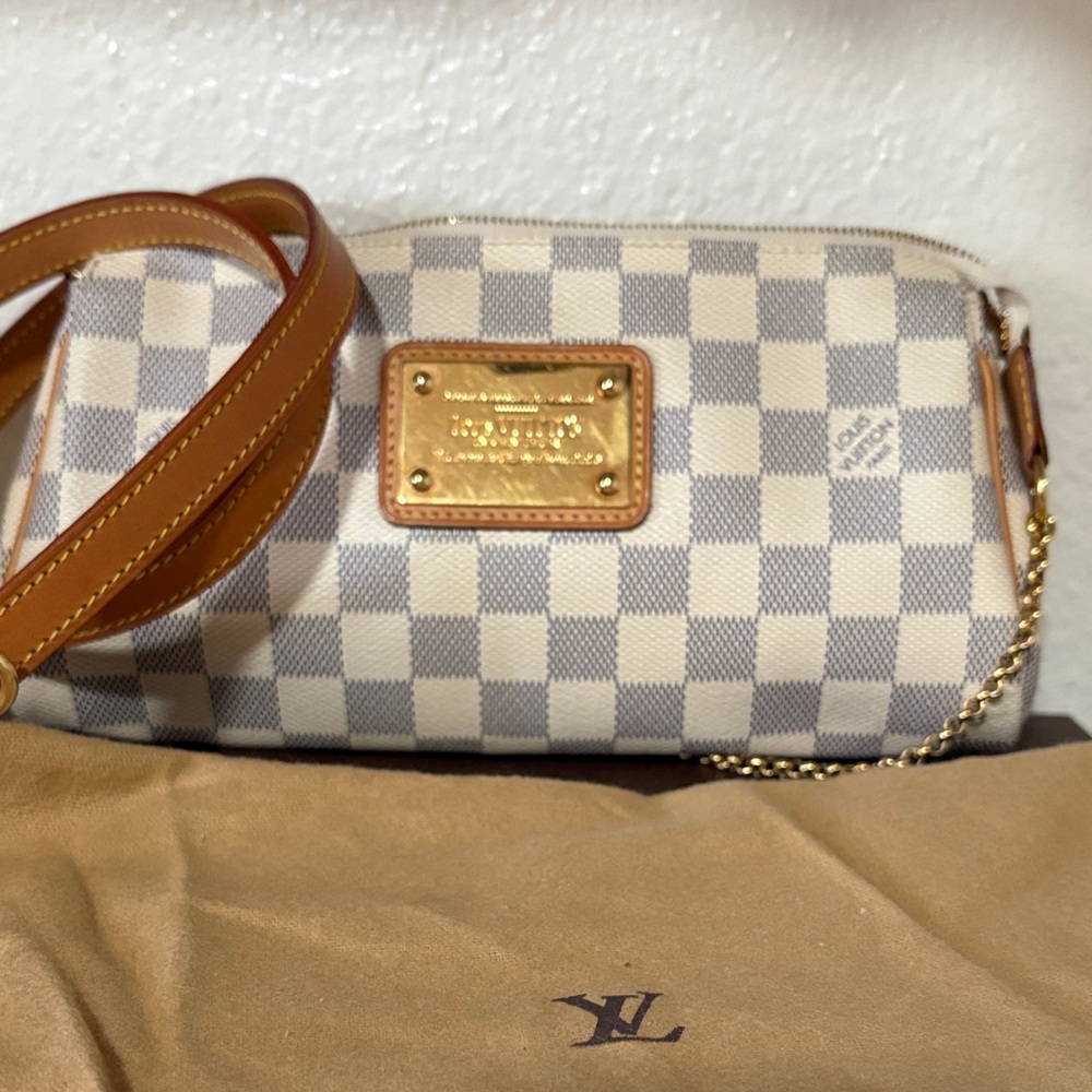 LV Eva Damier Azur 2way